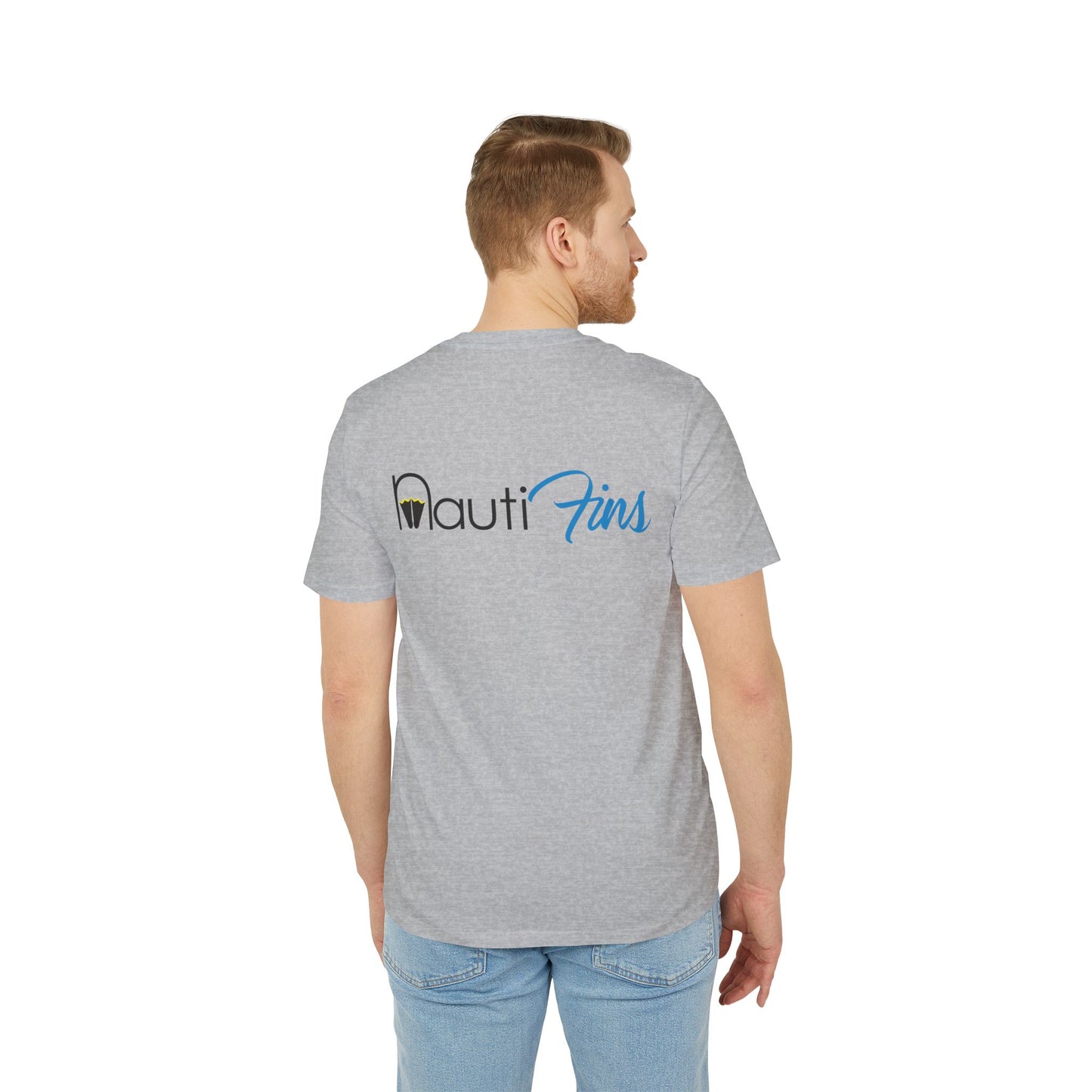 Nauti Diver T-Shirt - Nauti Fins (Heather Grey)