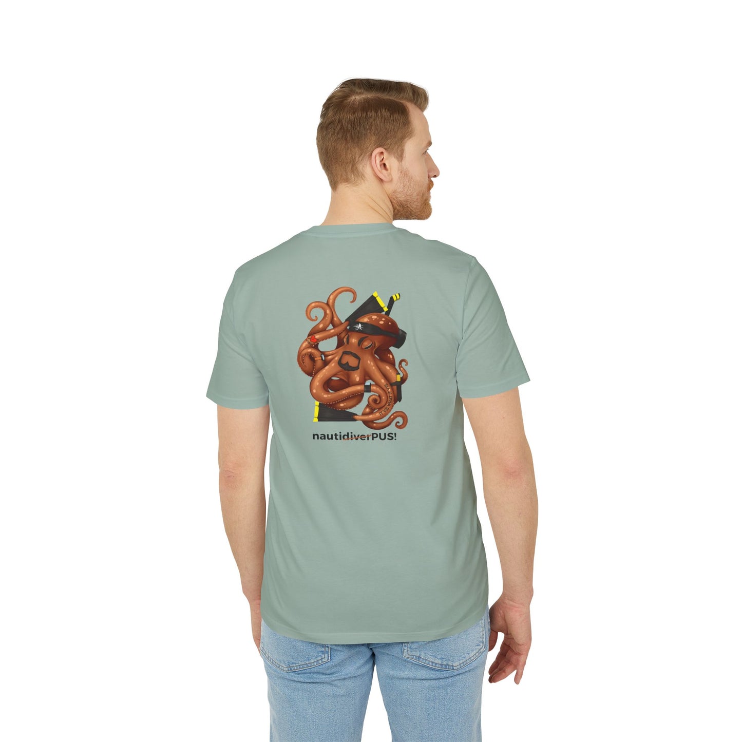 Nauti Diver T-Shirt - NautiPUS (Aloe)