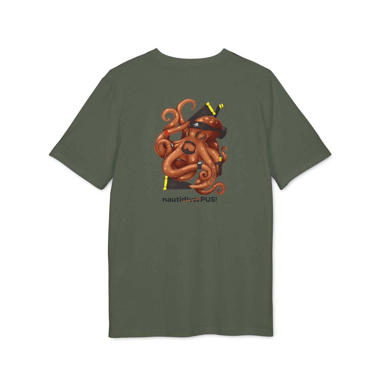 Nauti Diver T-Shirt - NautiPUS (Khaki)