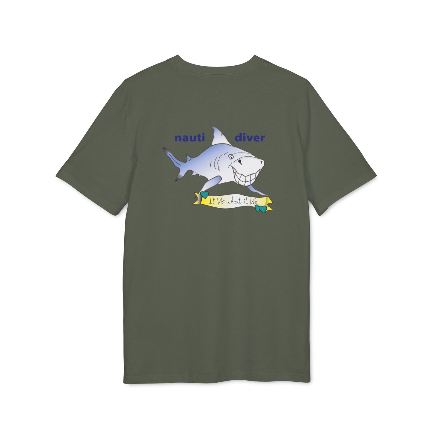 Nauti Diver T-Shirt - Shark (Khaki)