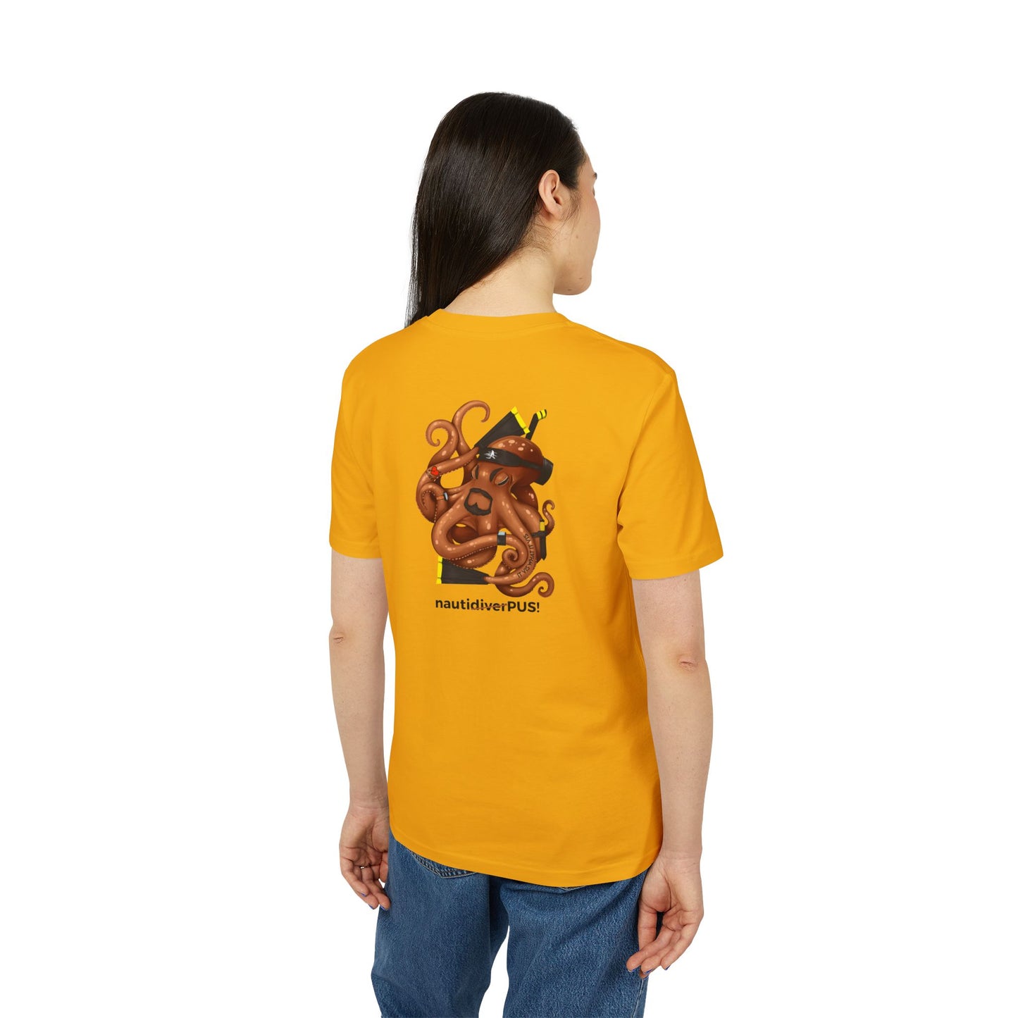 Nauti Diver T-Shirt - NautiPUS (Orange)