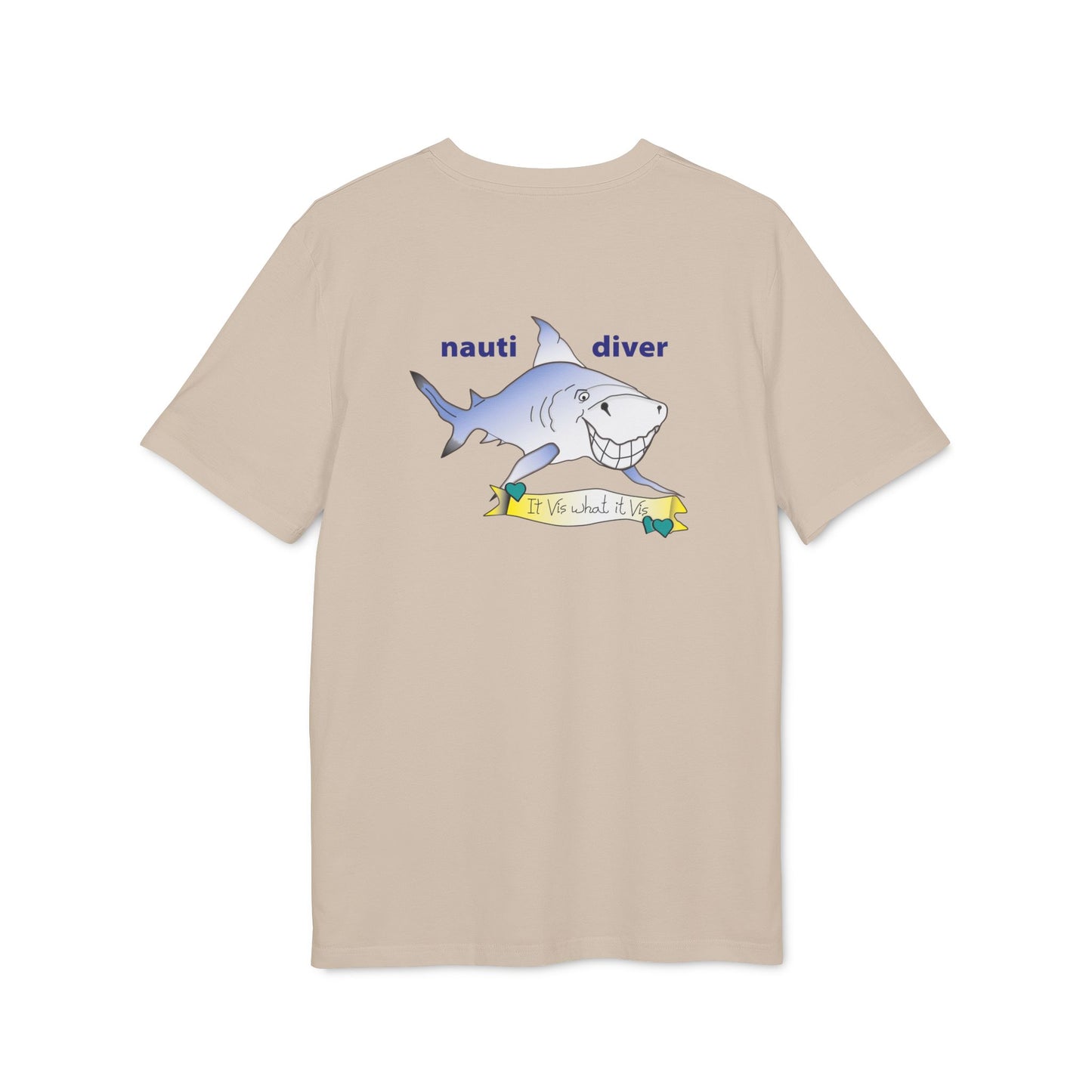 Nauti Diver T-Shirt - Shark (Desert Dust)