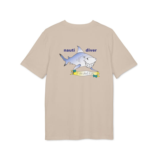 Nauti Diver T-Shirt - Shark (Desert Dust)