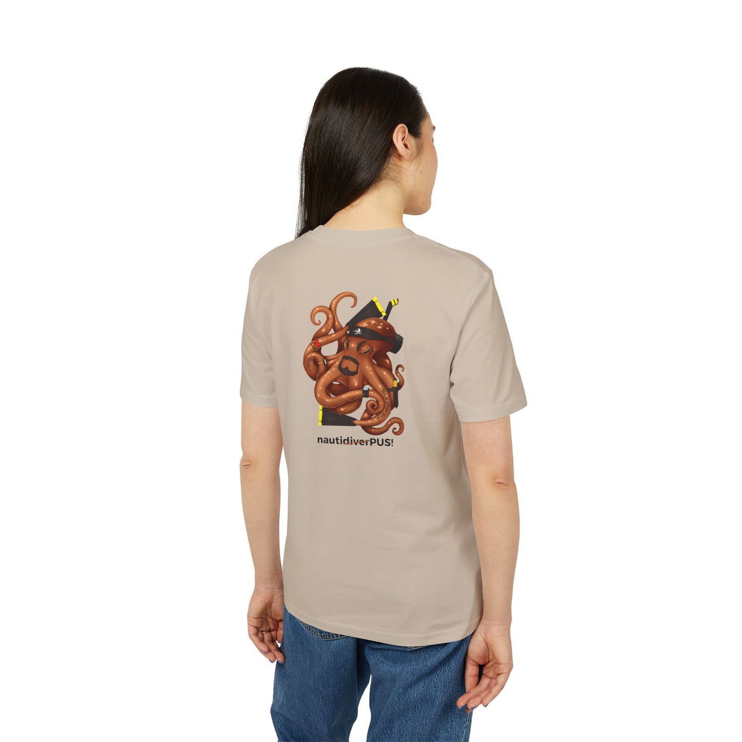 Nauti Diver T-Shirt - NautiPUS (Desert Dust)