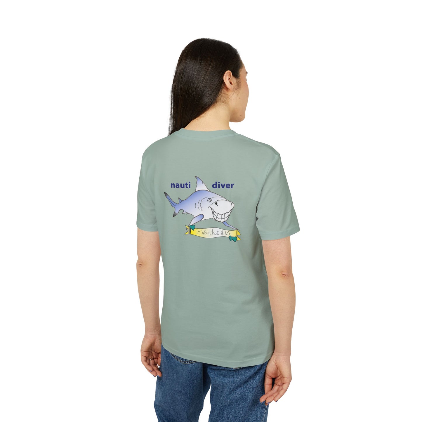 Nauti Diver T-Shirt - Shark (Aloe)