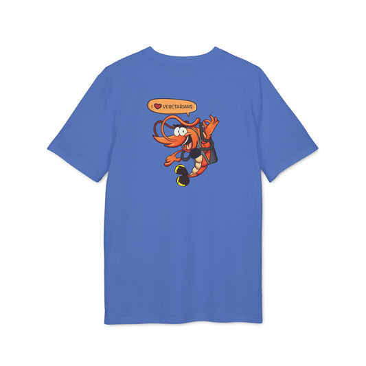 Nauti Diver T-Shirt - I Love Vegetarians (Blue)