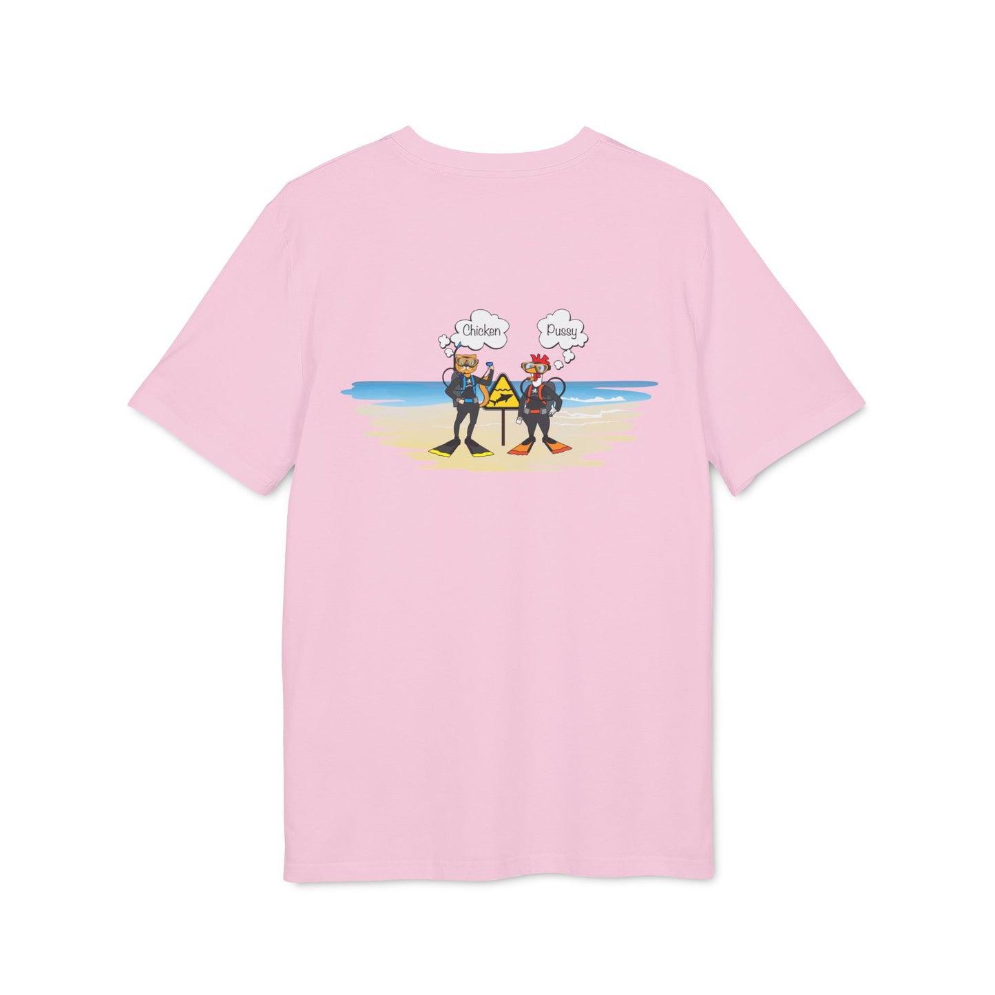 Nauti Diver T-Shirt - Chicken & Pussy (Pink)