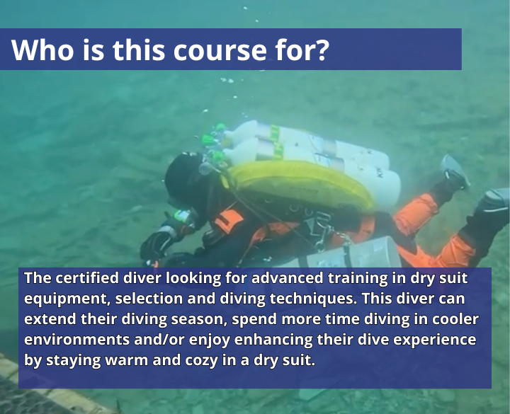 SDI Dry Suit Diver