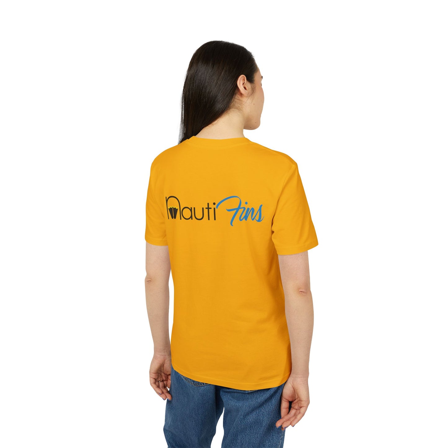 Nauti Diver T-Shirt - Nauti Fins (Orange)