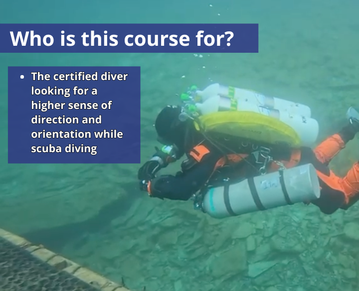 SDI Underwater Navigation Diver