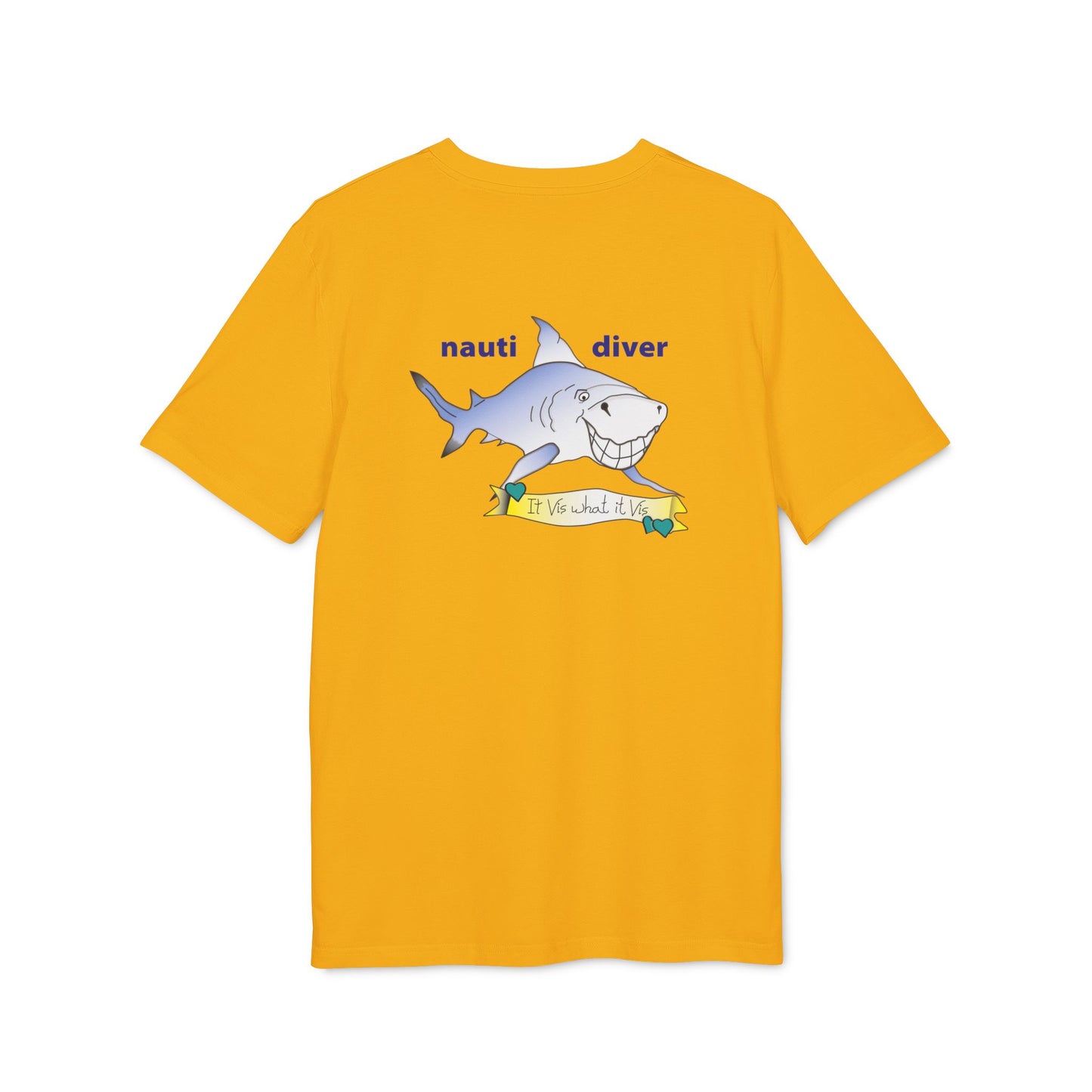 Nauti Diver T-Shirt - Shark (Orange)