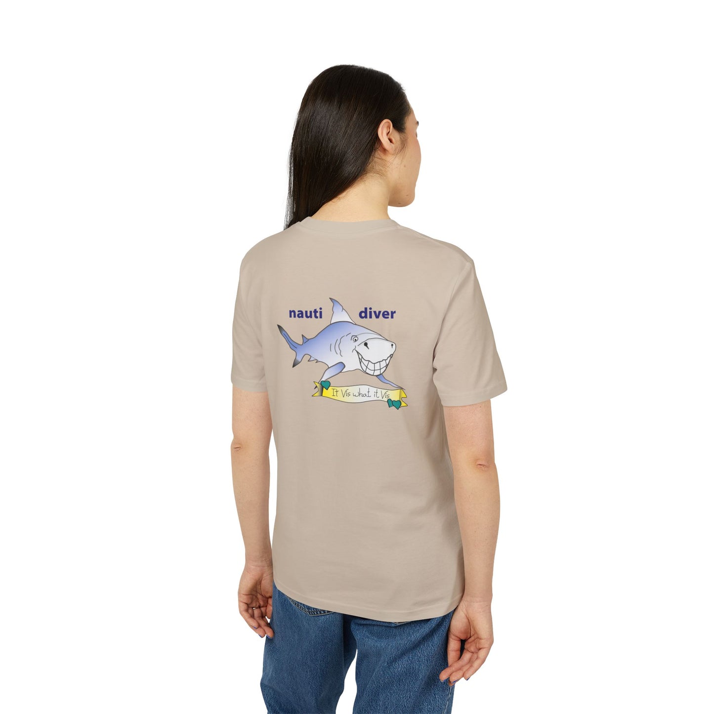 Nauti Diver T-Shirt - Shark (Desert Dust)