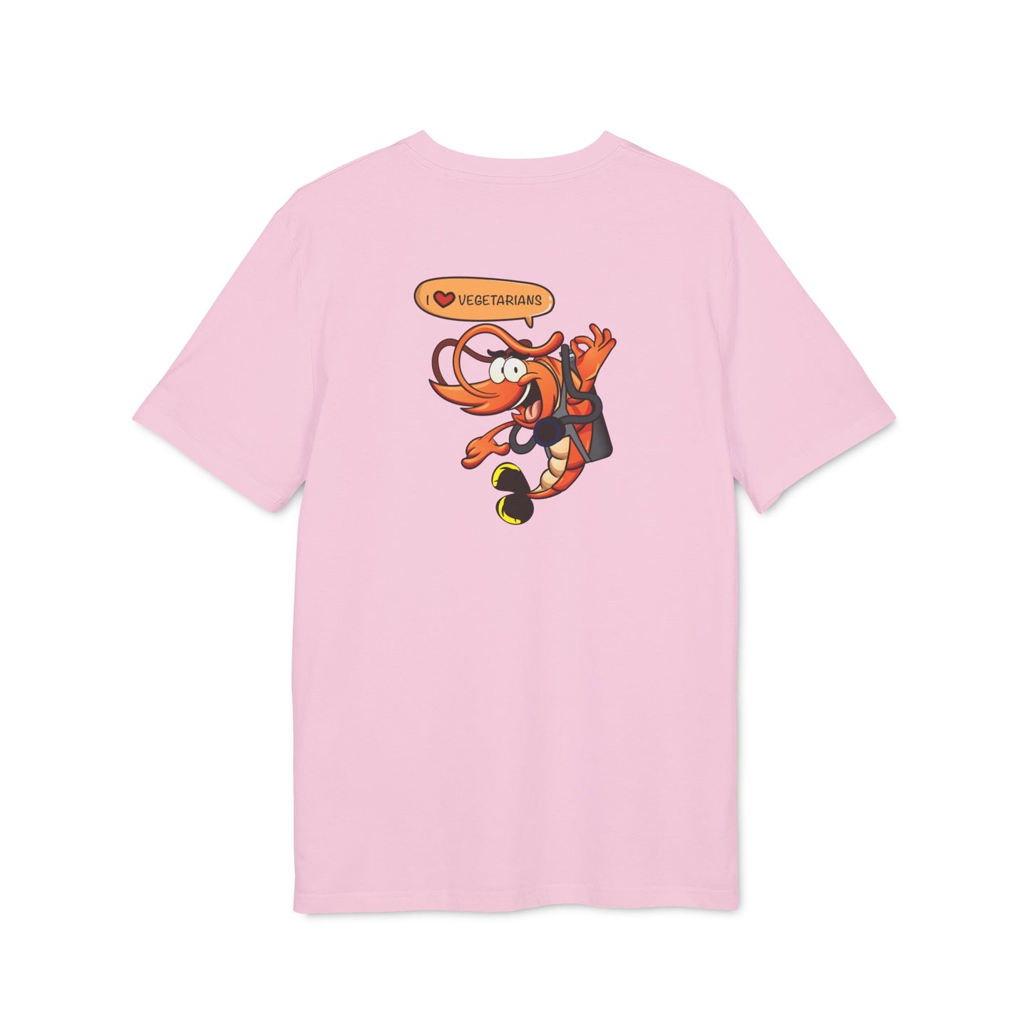 Nauti Diver T-Shirt - I Love Vegetarians (Pink)