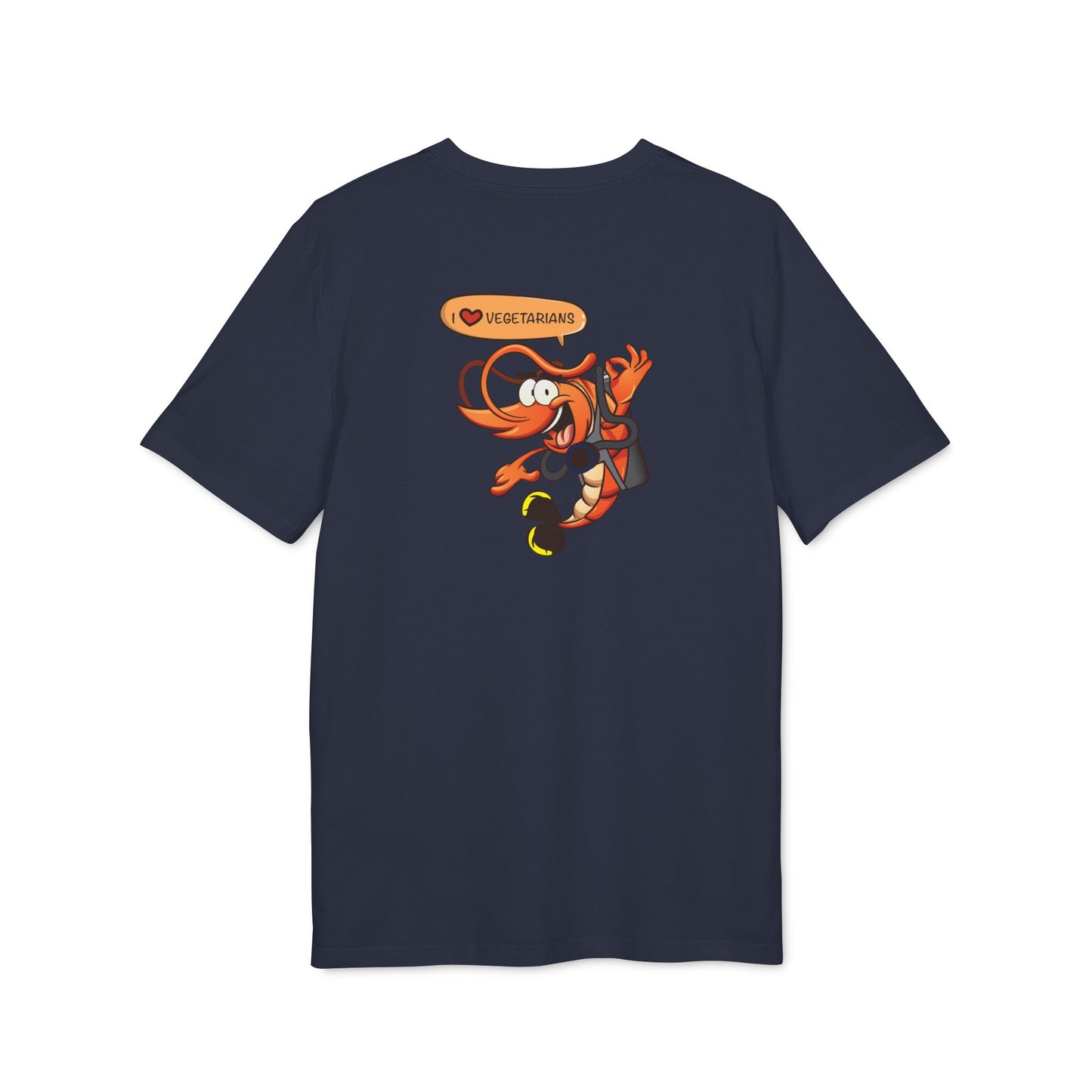 Nauti Diver T-Shirt - I Love Vegetarians (Bargundy)