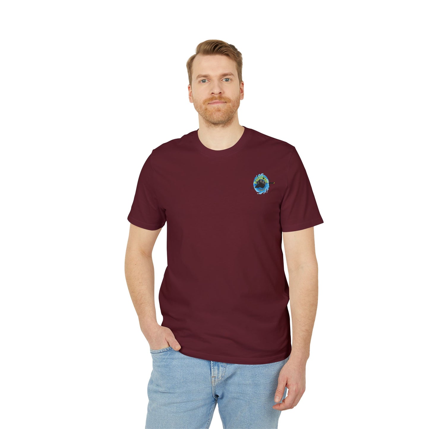 Nauti Diver T-Shirt - Chicken & Pussy (Burgundy)