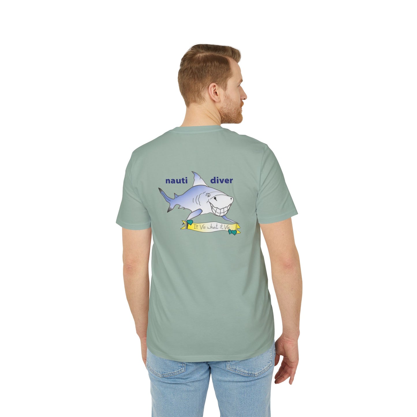 Nauti Diver T-Shirt - Shark (Aloe)