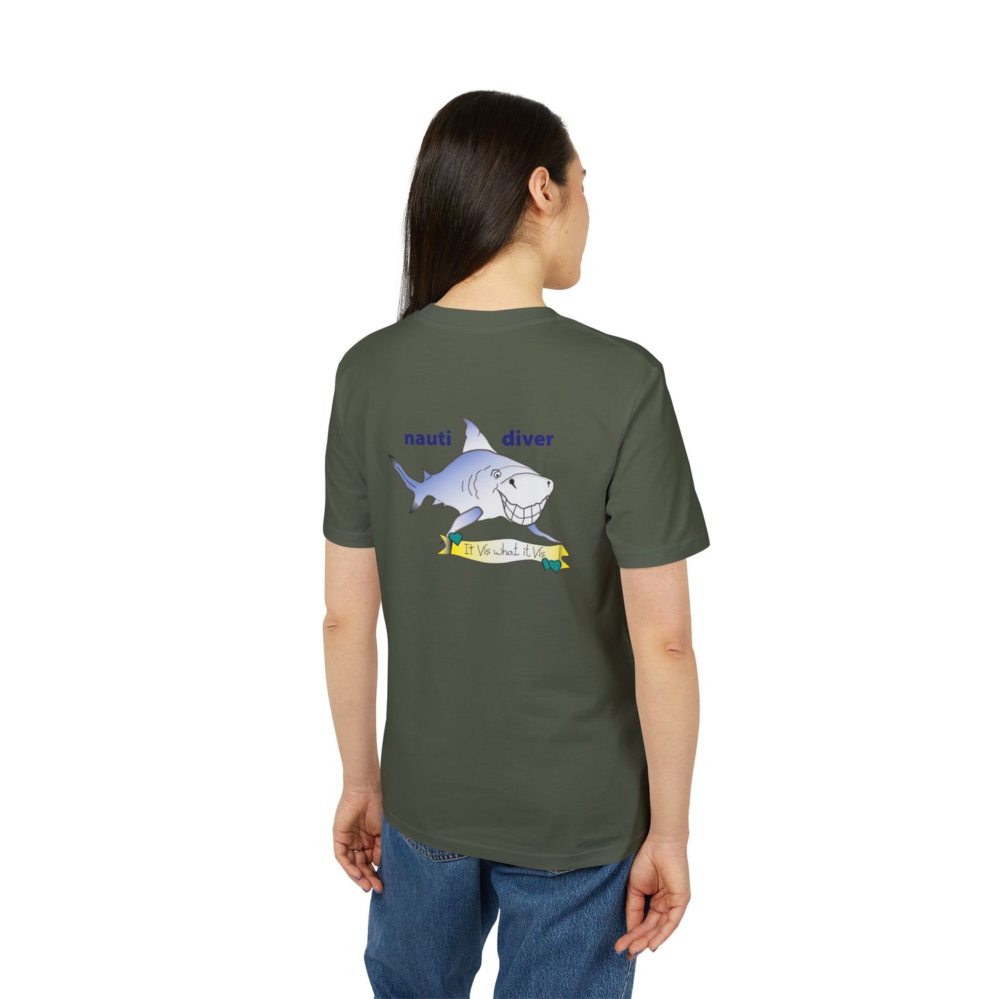 Nauti Diver T-Shirt - Shark (Khaki)