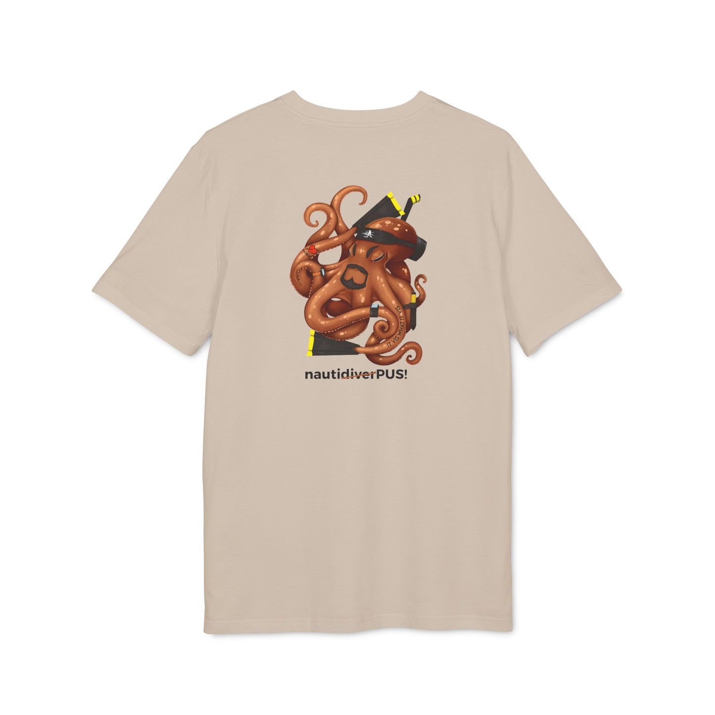 Nauti Diver T-Shirt - NautiPUS (Desert Dust)