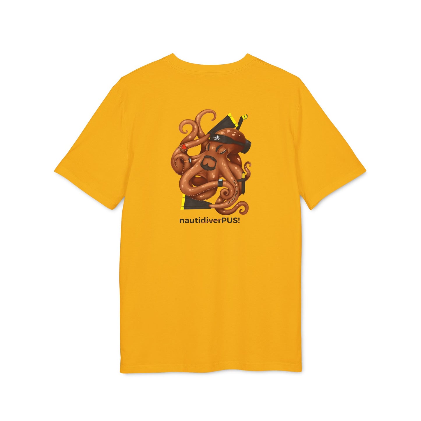 Nauti Diver T-Shirt - NautiPUS (Orange)