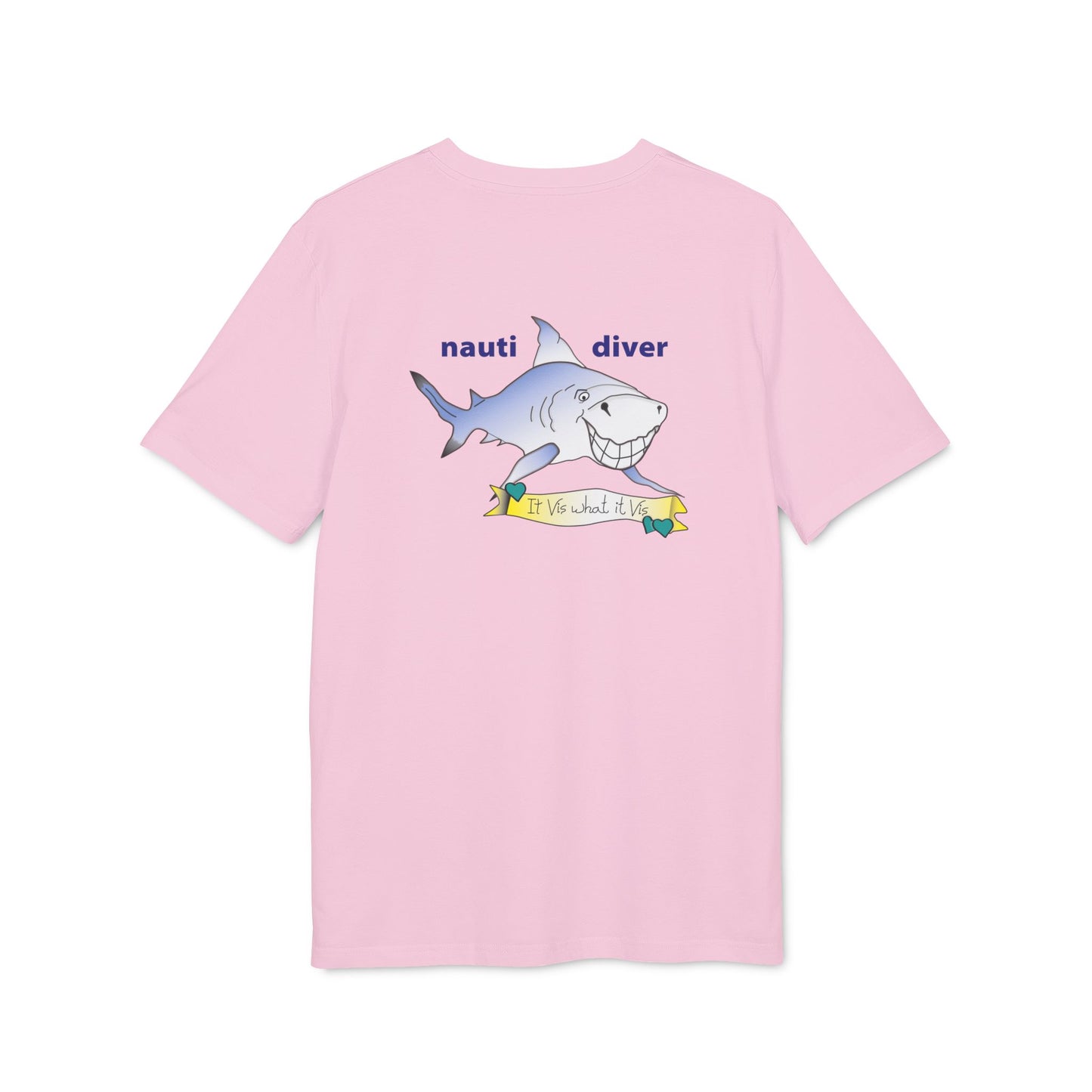 Nauti Diver T-Shirt - Shark (Pink)