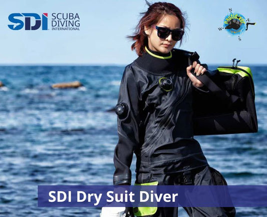 SDI Dry Suit Diver